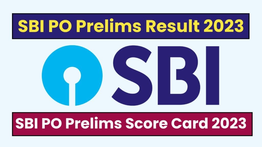 SBI PO RESUlT OUT 2023